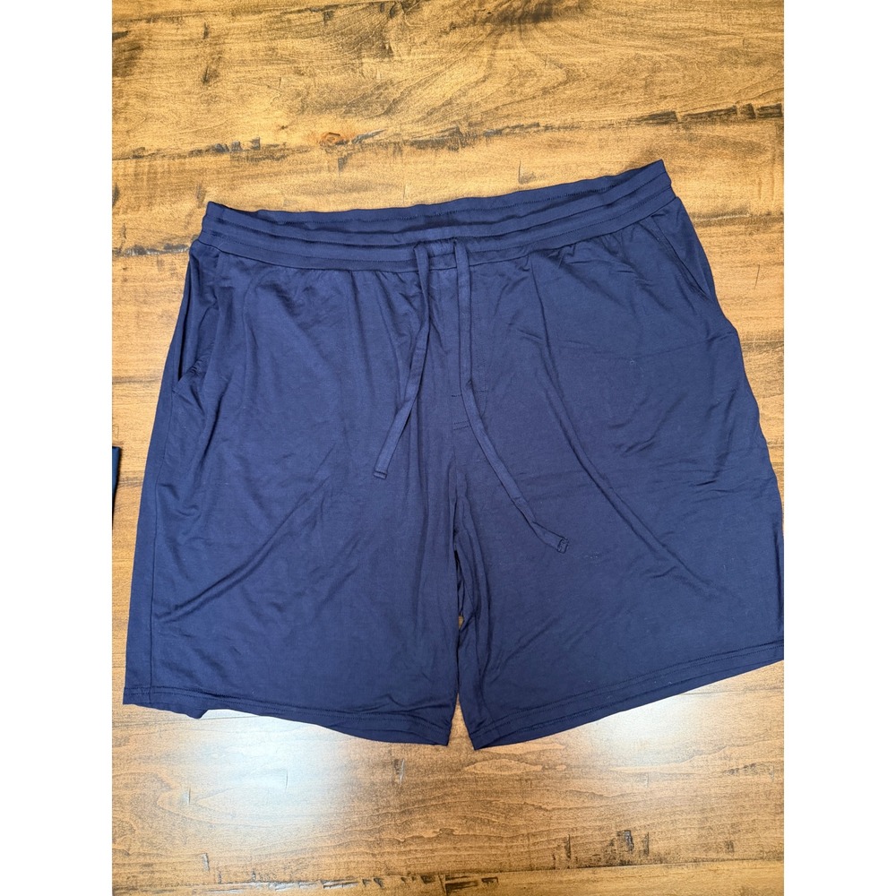 Quince Mens Navy Blue Tencel Jersey Pajama Shorts XL Lounge Sleepwear